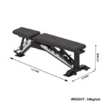Adjustable Weight Bench MD7034 dimensions