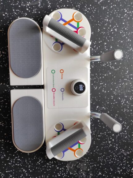 Smart Push-Up Board with Resistance Bands and Timer